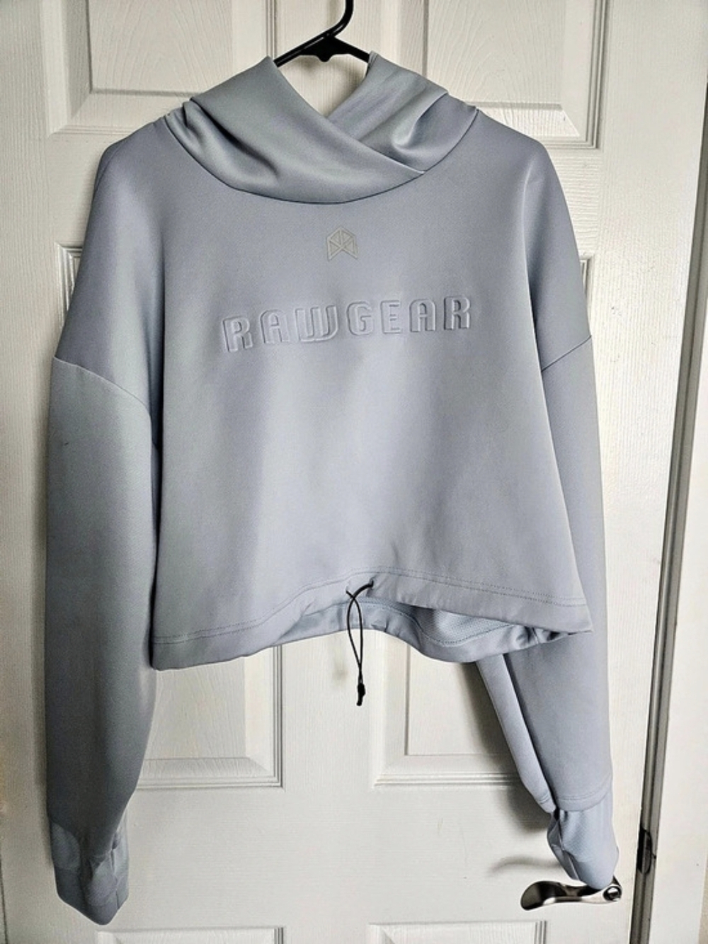 Rawgear Cropped Hoodie in Blue
